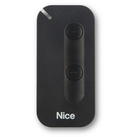 Télécommande Nice INTI 2 canaux 433,92 MHz rolling code Noir INTI2