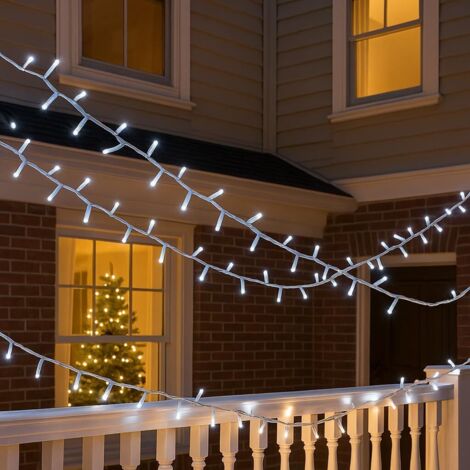 Catena Luminosa 100 LED Con Telecomando: Perfetta Per Decorazioni Interne/Exte, 2 Pezzi - 5