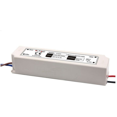 ALIMENTATORE PER STRISCE LED 100W 24V METALLOLO IP65