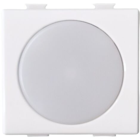 Lampada Segnapasso LED 2W – 2 Moduli, Luce Calda, Compatibile Con Serie Vimar, Interruttore ON/OFF