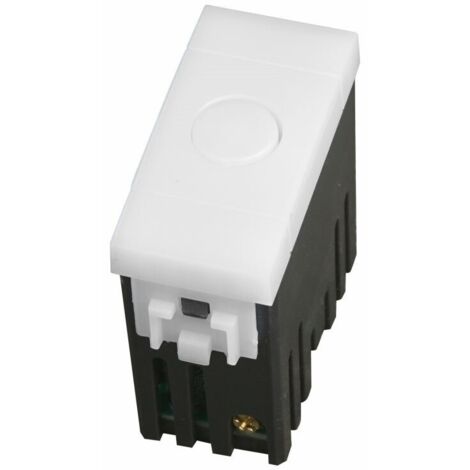 5 Interruttori A Pulsante 16mm DC12V Con Led Bianco | Rettangolare, Latching, 1NC 1NO
