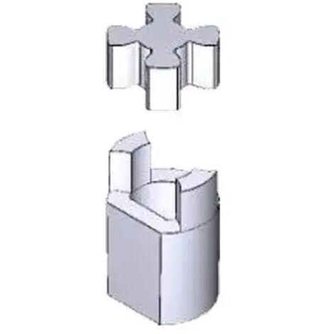 Came – Giunto trasmissione motore per automazione cancelli A3000 A3024 A5000 – Ricambio per motoriduttore – Funzione porta – Compatibile con modelli ATI (1/3)