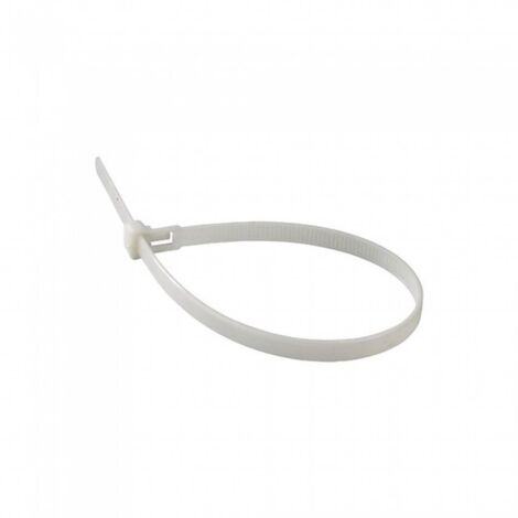V-tac 100 fascette per cavi 2,5x200mm in nylon colore bianco 11163