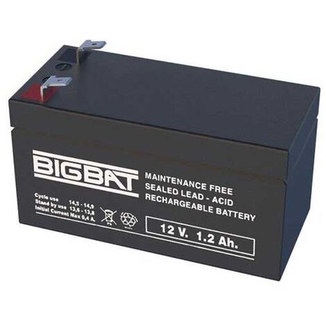 Batteria ricaricabile al piombo 12V 1,2Ah Elan BigBat - sku 012012