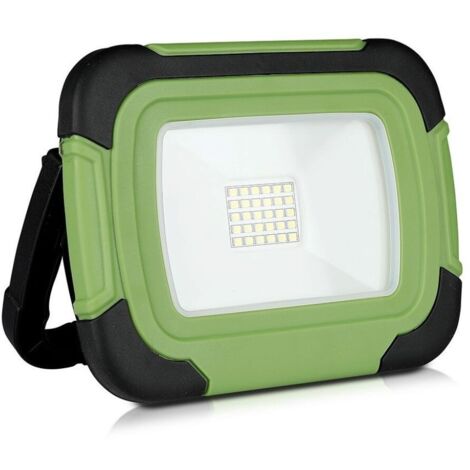 V-TAC VT-20-R Faro led 20W SMD chip samsung multifunzione ricaricabile a batteria bianco freddo 6400K corpo in plastica IP44 - sku 504 (1/5)