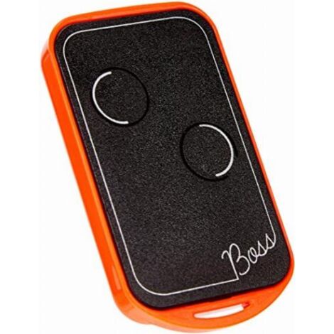 Trasmettitore 2 canali codice fisso quarzo 30.900 Mhz autoapprendente automazione cancelli Nologo BOSS-QC2-R - Rosso