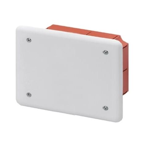 Cassetta di derivazione da incasso muro 119x96x45 con coperchio e viti IP40 FAEG FG10209