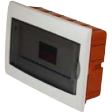 Centralino da incasso 12 moduli con cornice bianca e portello fumè 315 x 215 x 75 mm IP40 FAEG - FG14312