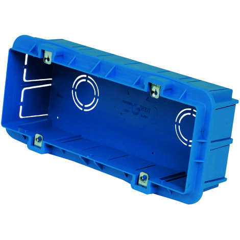 Cassetta da incasso 506 muro 6/7 6 posti con inserti in ferro zincato IP40 FAEG FG10006