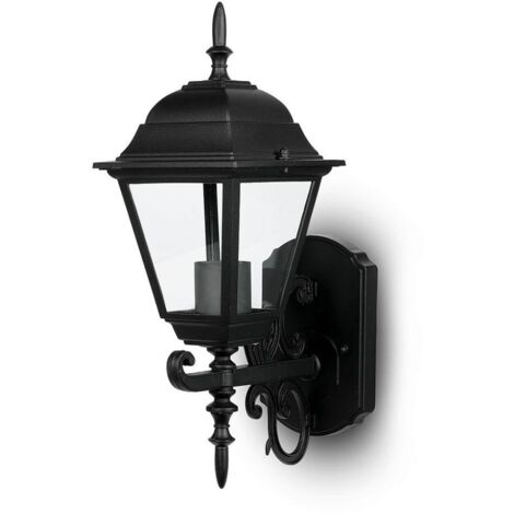 Portalampada lanterna Small Facing UP alluminio IP44 E27 Mod. VT-760 (1/5)