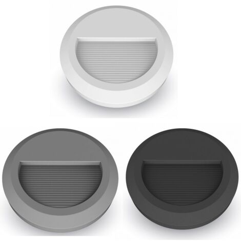 Lampada Applique V-TAC LED SMD Parete Segnapasso 2W 60LM 55° tondo IP65 VT-1142 G – SKU 1319 Bianco caldo 3000K