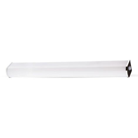 V-TAC VT-7010 Lampada LED da specchio lineare SMD applique da parete finitura cromo 10W 100lm/W IP44 bianco freddo 6400k - 3917