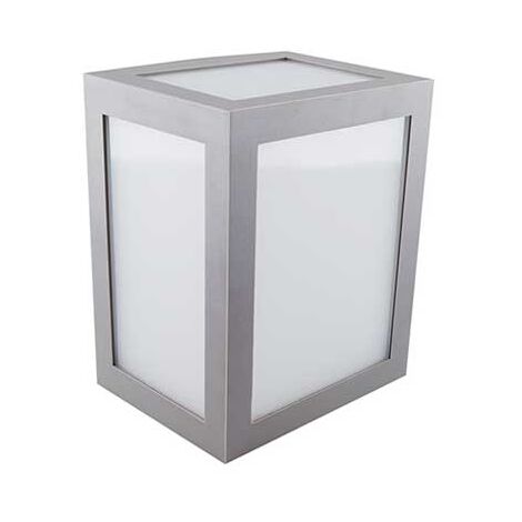 V-TAC VT-822 Lampada applique LED 12W wall light cubo lanterna grigio bianco caldo 3000K - sku 8337 (1/5)