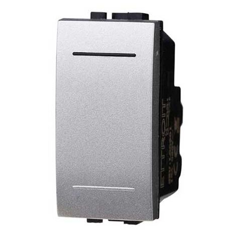 Interruttore unipolare 1P 16A compatibile Bticino Livinglight colore tech