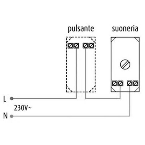 Suoneria A Bronzo 6A 220V Nero Compatibile Bticino Living SD81008-1 - Foto 4