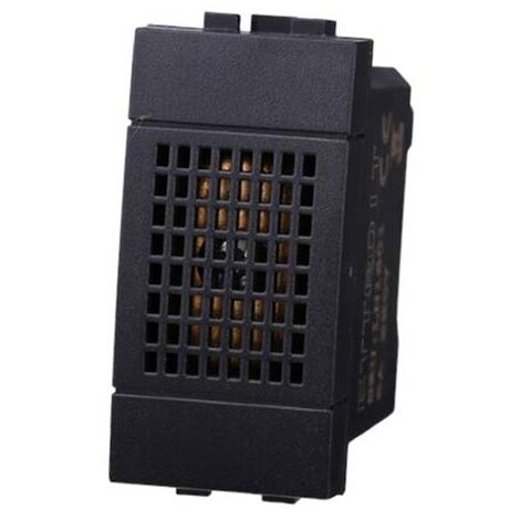 Ettroit Serie Space Suoneria 6a 220v  Nero Compatibile Bticino Living LN1601