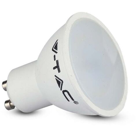 V-Tac VT-1975 Lampadina Spot LED 4.5W faretto GU10 satinato luce bianco caldo 3000K - 211685