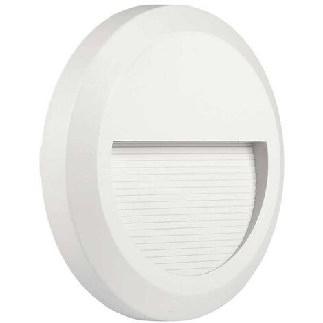V-TAC VT-1142 Lampada segnapasso faretto LED 2W applique parete bianco naturale 4000K rotondo IP65 - SKU 211314 (1/5)