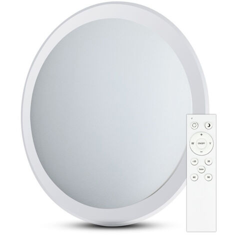 V-TAC VT-8472 Plafoniera led 72W bianca effetto cielo stellato - cambia colore 3in1 dimmerabile con telecomando corpo bianco - sku 2114951 (1/5)