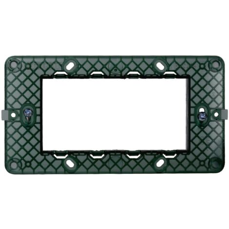 Supporto 4 moduli compatibile Vimar Plana Ettroit EV0204