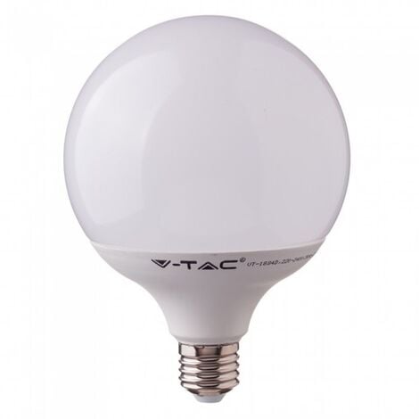 V-TAC PRO VT-288 Lampadina led globo chip samsung SMD 18W E27 G120 bianco  naturale 4000K - SKU 124