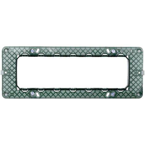 Supporto 7 moduli compatibile Vimar Plana Ettroit EV0207