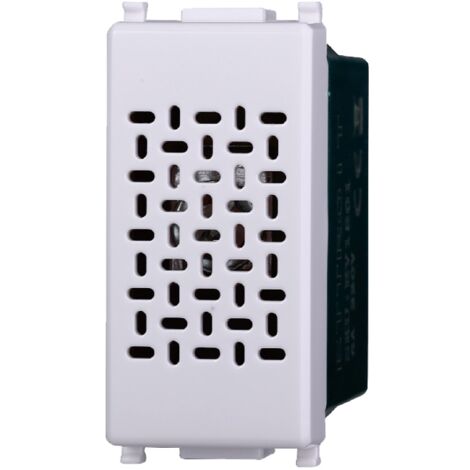 Ronzatore bronzo compatibile Vimar Plana 6A 220V colore bianco Ettroit EV1501