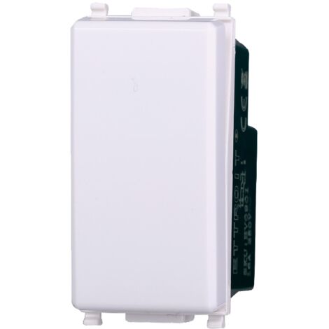Invertitore 1P 16A compatibile Vimar Plana colore bianco Ettroit EV0901