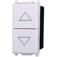 FAMATEL Commutatore Elettrico Doppio 10A - Impermeabile Per Interni Ed Esterni - Interruttore Resistente