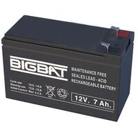 Batteria ricaricabile al piombo 12V 7Ah Elan BigBat - sku 01207