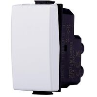 Interruttore unipolare 1P 16A compatibile Bticino Matix colore bianco