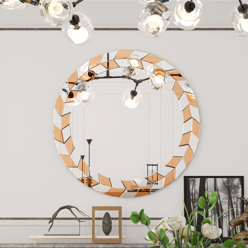 Artloge Espejo Pared Grande de Decoracion: Espejo Rectangular Moderno  Elegante Artístico para Salon Recibidor Entrada 90 x 60 x 2,5 cm :  : Hogar y cocina