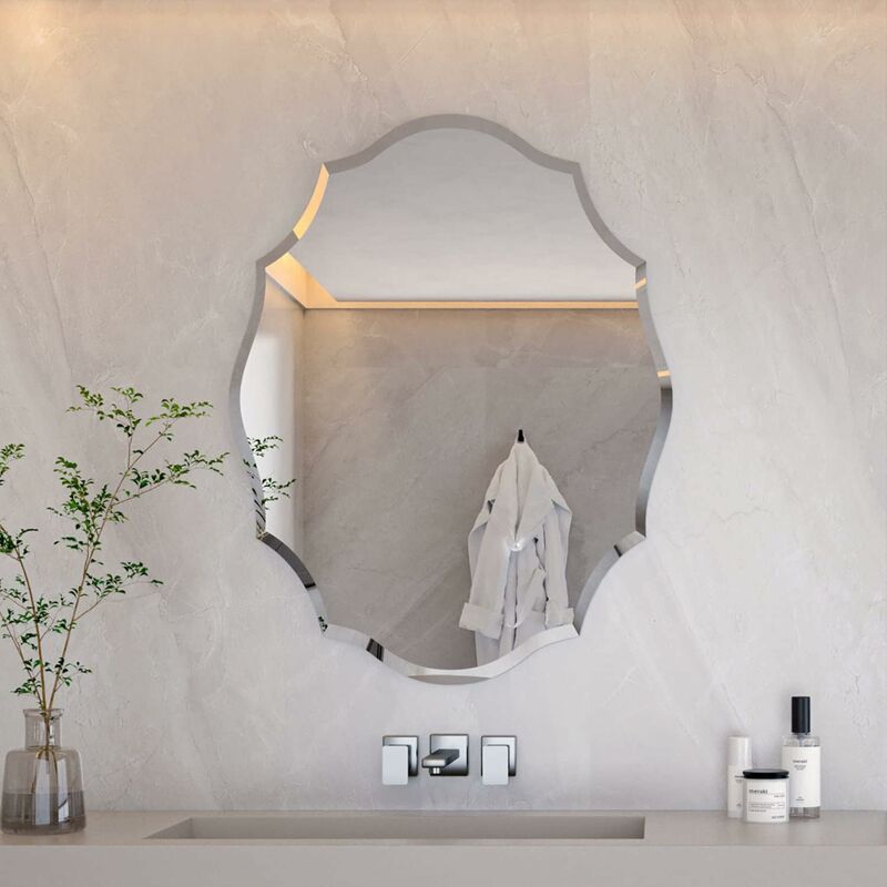 Artloge Espejo Pared Grande de Decoracion: Espejo Rectangular Moderno  Elegante Artístico para Salon Recibidor Entrada 100 x 70 x 2,5 cm :  : Hogar y cocina