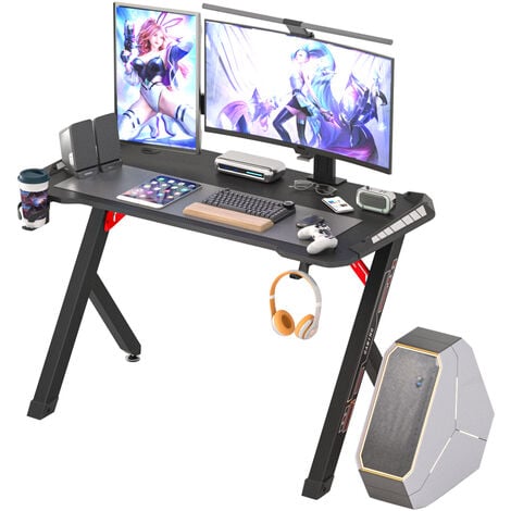 Grande Ergonomico Escritorio Mesa Modernos Para Computadora PC Juegos Gamer  Desk