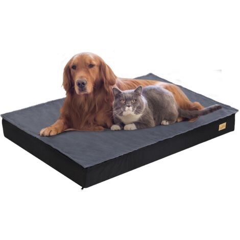 BingoPaw Cama Perro Grande Desenfundable Desenfundable Lavable Colchoneta de Espuma Ortopedica, XXL 120x75x10cm