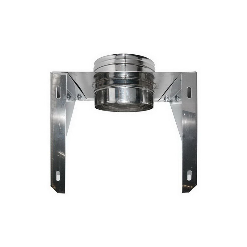 Tubo Per Canna Fumaria In Acciaio Inox 316, DN 140, Lunghezza 0.5 Mt (500 Mm), Parete Semplice, Giunto A Bicchiere - Conforme EN 1856-2