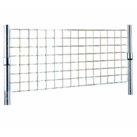 Archimede scaffale metallico schienale orizzontale cm 120 x h. 35  cucina bagno garage cabina armadio (1/4)