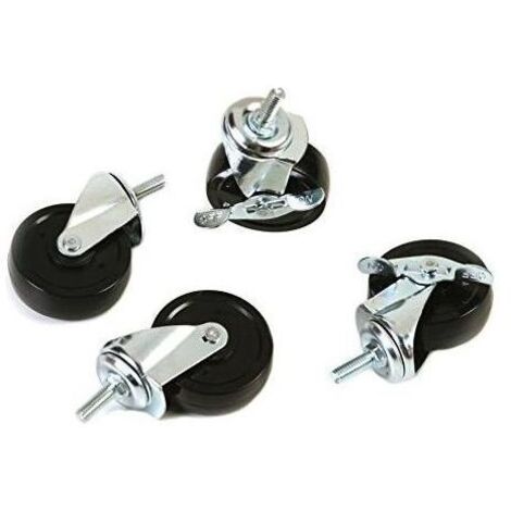 Archimede scaffale metallico set 4 ruote in plastica cucina bagno garage cabina armadio (1/2)