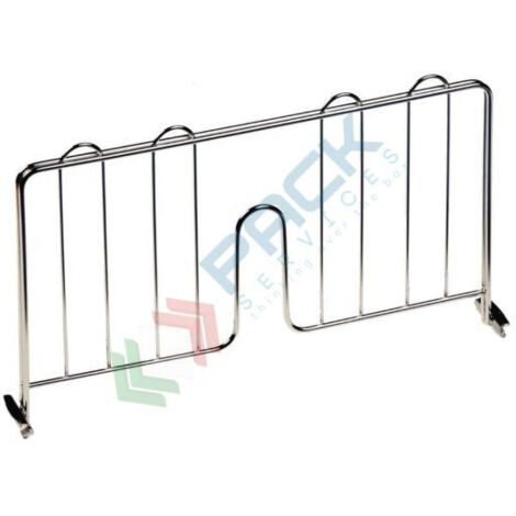 Archimede scaffale metallico divisorio verticale per libri cm 61 x h. 20 cucina bagno garage cabina armadio (1/2)