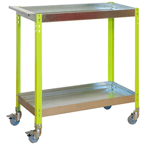 Simon Rack Gartentisch Metall - 1500mm Arbeitsfläche, 600kg Tragkraft, Mit Rollen