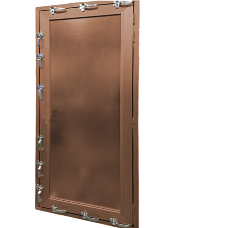 Porta antiallagamento su misura anta unica altezza da 160 a 220 cm larghezza da 60 a 100 cm colore su richiesta