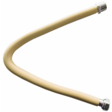 Tubo flessibile estensibile inox 3/4'' MF 1000-2000 mm. ricoperto giallo