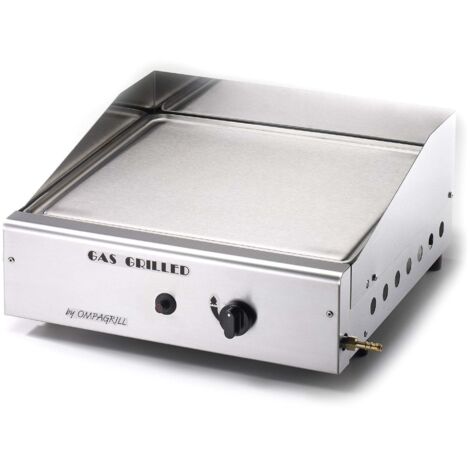 Barbecue Piastra di Cottura in Acciaio a Gas GPL  Made in Italy (1/2)