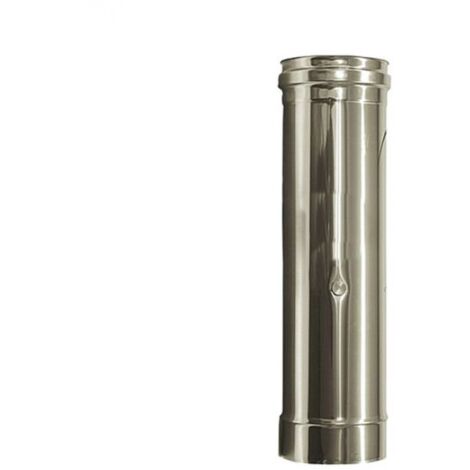 Canna fumaria parete doppia coibentata inox elemento fumi dn 150/200 Lunghezza 0,5 mt.