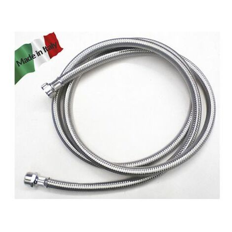 Prolunga tubo Carico Lavatrice lavastoviglie cm 250 3/4 MF trecciato inox  Made in Italy.