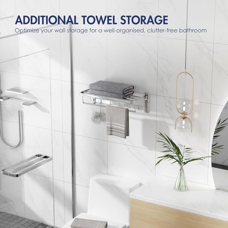 Eridanus Cadre Support pour Salle de Bain 2 Etagères Serviteur de Douche Etagère d/'angle en Acier Inoxydable