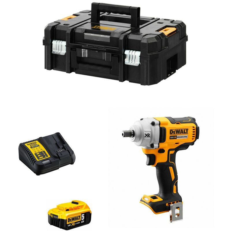 Avvitatore ad Impulsi DeWALT DCF894P1T (1 x 5,0Ah + DCB115 + TSTAK II)