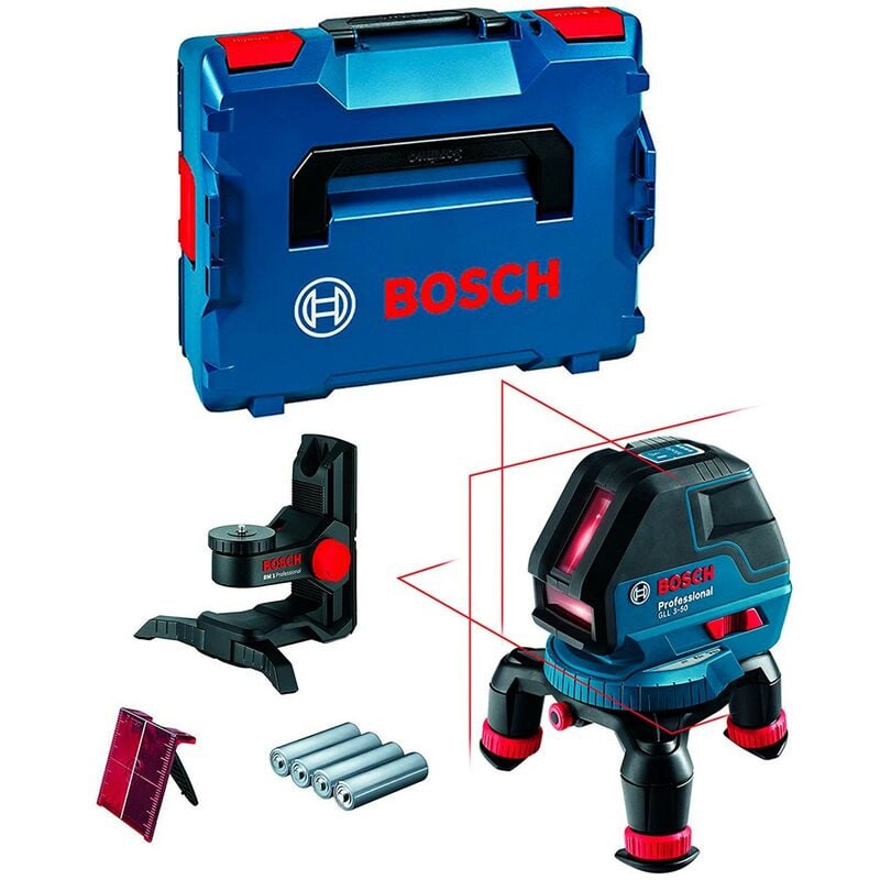 Bosch Professional Livella Laser GLL 3-80 C + Metro Laser GLM 20, 1  Batteria 12V, Laser Rosso, Funzione App, Raggio d'Azione: Fino a 30 m, in  L-BOXX) : : Fai da te