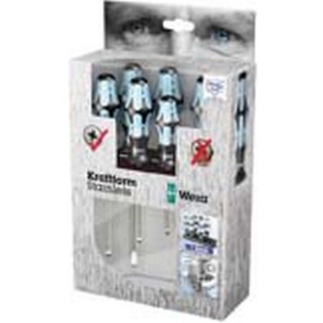 Set di 6 cacciaviti Kraftform WERA 3334/6 Rack