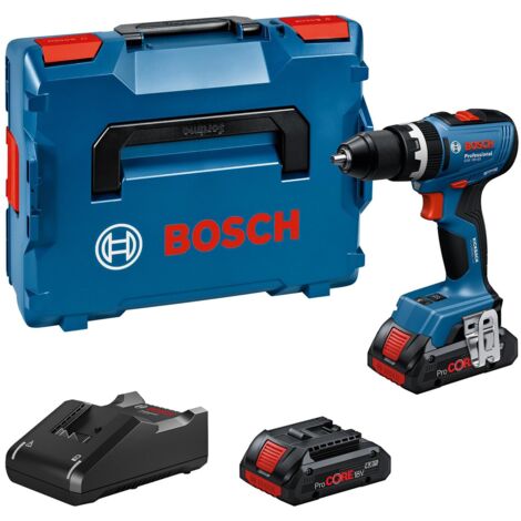 Trapano a percussione a batteria Bosch GSB 18V-65, 2 batterie ProCORE 4,0 Ah, L-BOXX 136 (1/5)